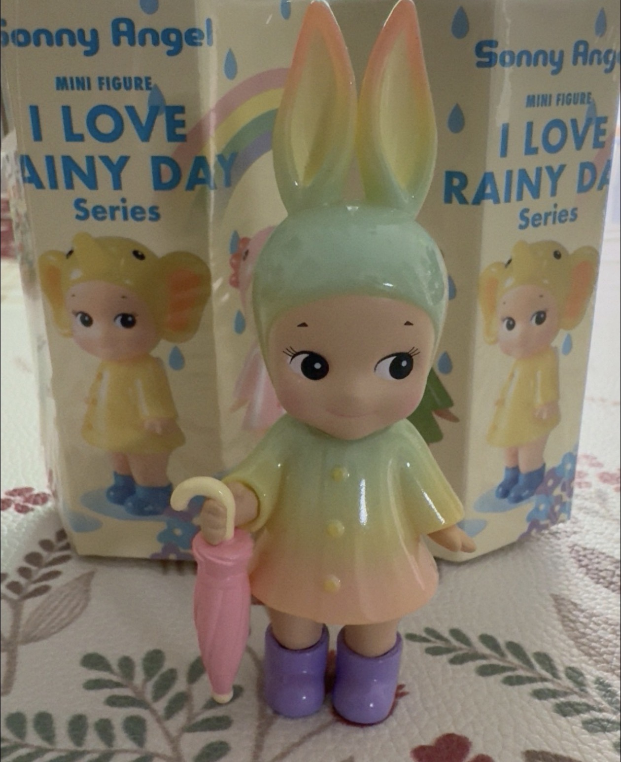 Sonny Angel I Love Rainy Day Series Secret Raincoat Rabbit
