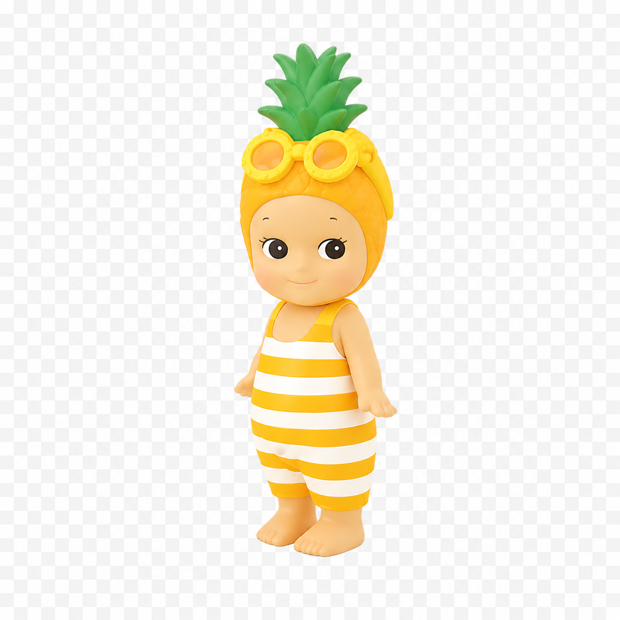 Pineapple figure from Sonny Angel Summer Vacation Series Sun-Kissed Style